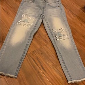 Justice distressed jeans